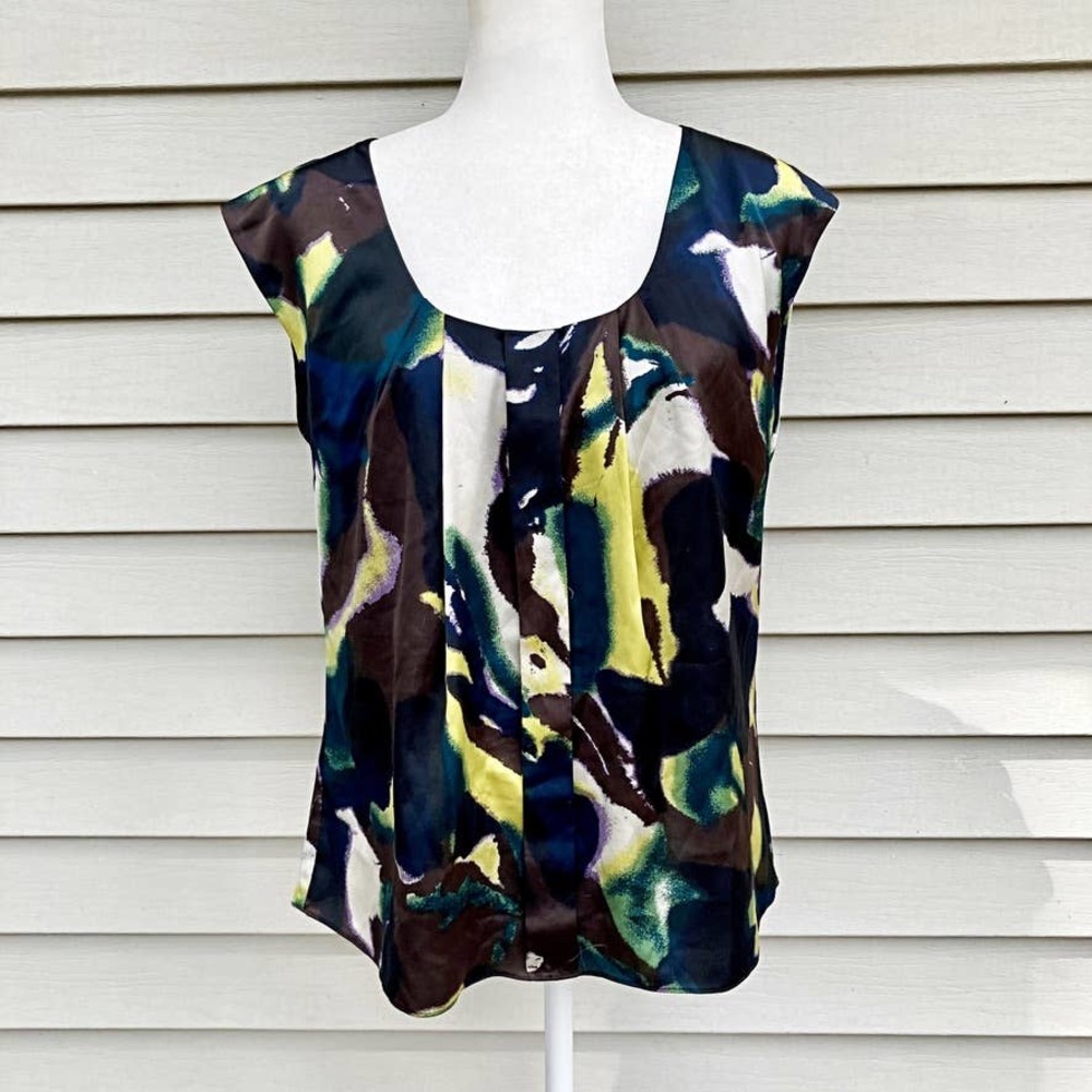 Calvin Klein Blouse Top Multicolor Size 6